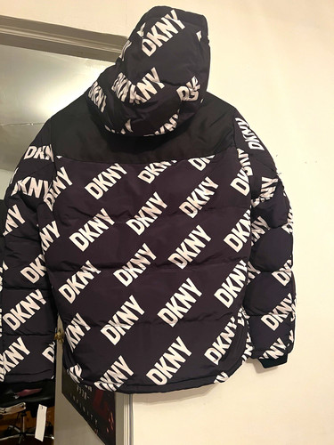 Dkny boys hooded puffer jacket - puffer,