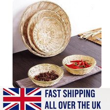 6 Vintage Bread Baskets Small