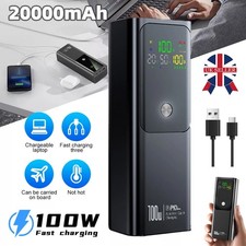 Power 20000mAh Bank 100W USB