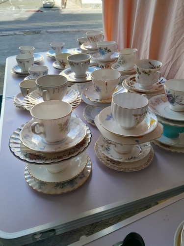 Job lot afternoon tea - trios, 25