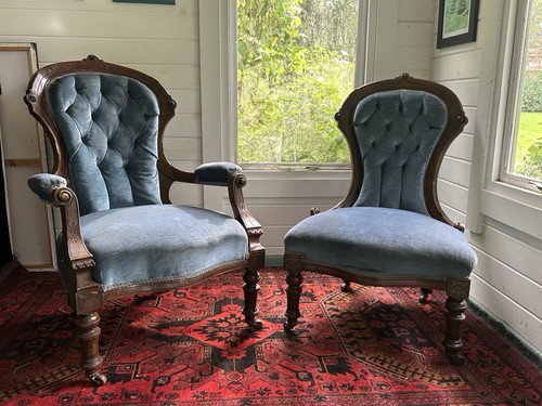 Pair 1840s victorian - pair,