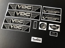 VDC Changa Black Bmx decal set