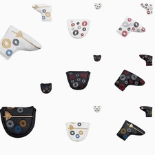 ODYSSEY Golf Mallet Cover For  2-Ball Hot Putter Semi Mallet White Hot Stroke