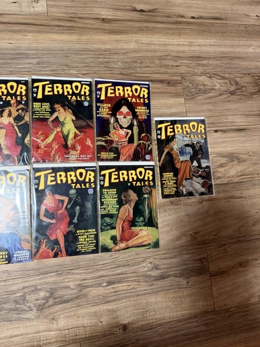 Terror tales pulp book - terror,