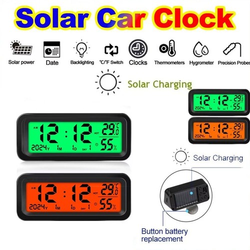 Solar powered lcd digital - solar-powered,