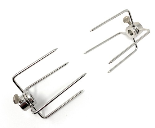 Stainless steel spit forks for - stainless,