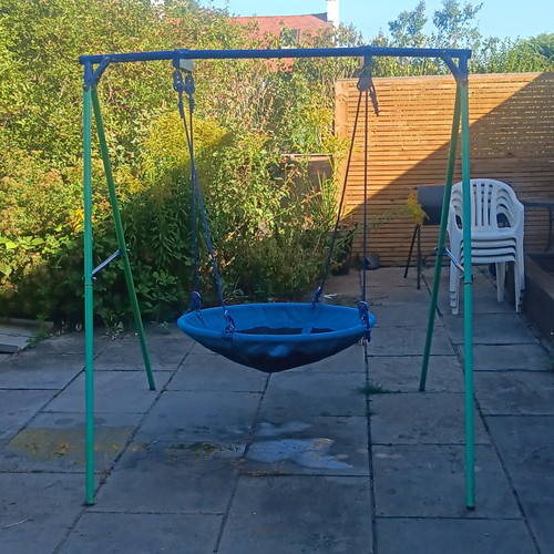 Outdoor metal garden swing - metal,