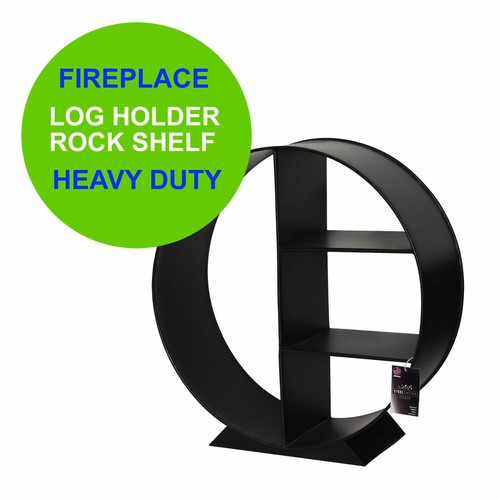 Fireplace round log - round, holder