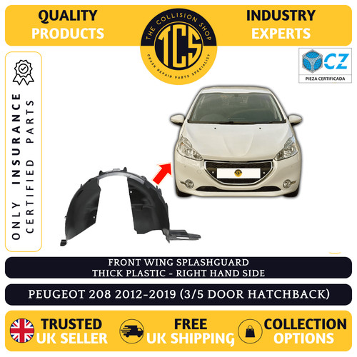Front wing splashguard - front,