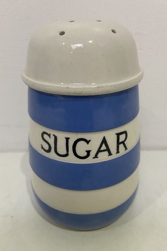 Cornishware green sugar - t, g