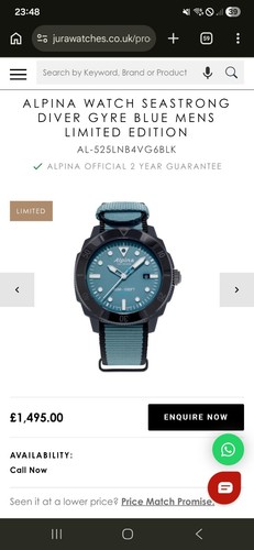 Alpina seastrong diver gyre - alpina,