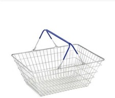 5  X Metal Shopping Basket (25 Lt)