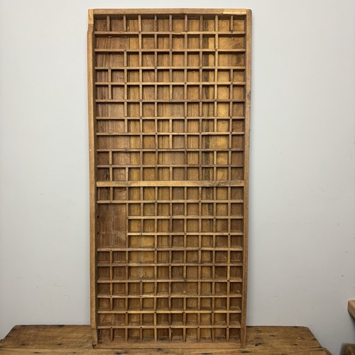 Vintage wooden printers - wooden, tray