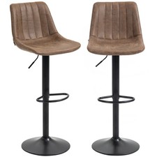 HOMCOM Bar Stools Set of 2