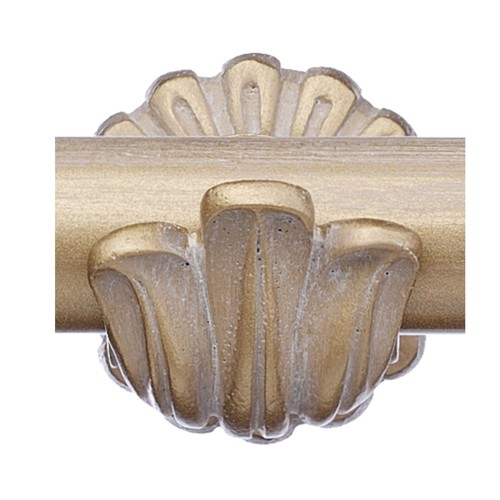 Ornate curtain pole bracket - ornate,