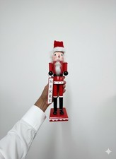 25cm Wooden Santa Nutcracker