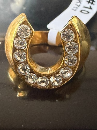 Mens gold horseshoe - mens, 1