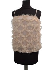 Coast Beige Feather Fringe