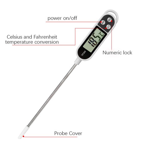 Meat food thermometer probe - meat,
