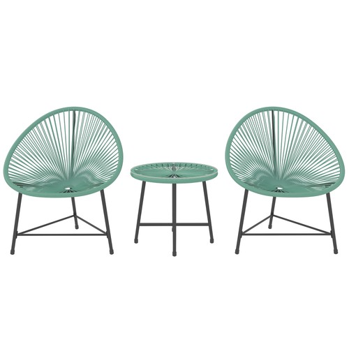 Outsunny rattan bistro set - rattan,