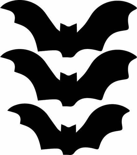 Halloween bat vinyl stickers - halloween, 3