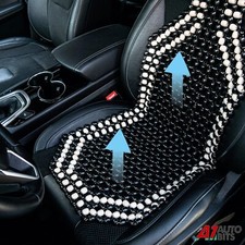 Black Wooden Bead Beaded Massage Comfy Seat Cushion Cover X1 Taxi Truck Camper