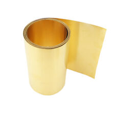 Thin Brass Sheet Roll Foil Pure Flexible Brass Strip 0.01-1mm Thick VariousWidth