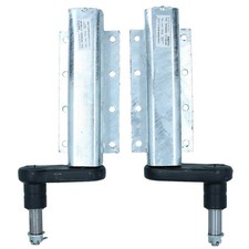 750kg Trailer Suspension Units Extended Stub Axles With 4in PCD Hubs Pair