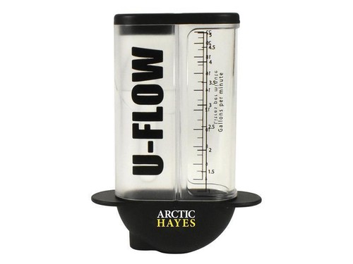 Flow water gauge - u-flow,