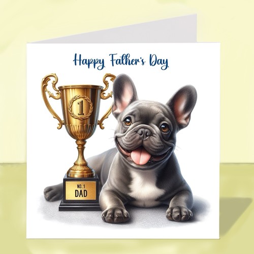 French bulldog father day - bulldog,