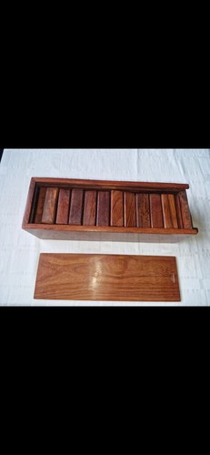 Vintage wooden jenga hand made - vintage,