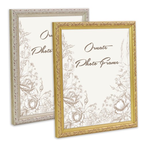 Ornate picture frame shabby - ornate,