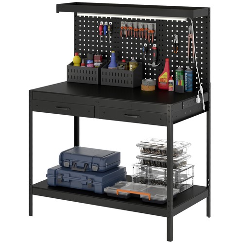 Homcom 110 workbench - cm, with