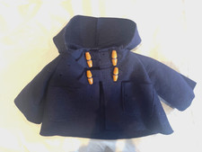 Vintage 80s Gabrielle Designs Navy  Coat for 18" Paddington Bear