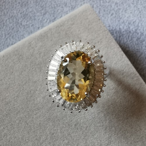 S925 natural 5ct citrine and - citrine,