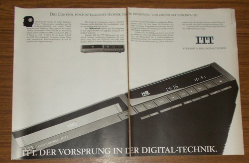 Rare advertising vintage - vintage, itt