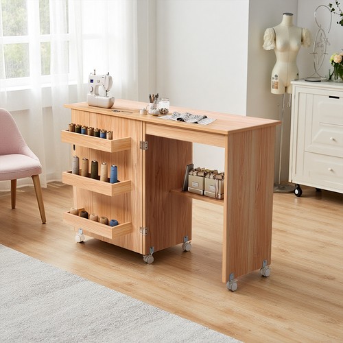 Folding sewing machine table - folding,