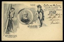 cartolina musicale GIUSEPPE VERDI-FALSTAFF, OTELLO