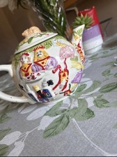 Rare Paul  Cardew Alice in Wonderland Ceramic Teapot – Vintage Collector’s Piece