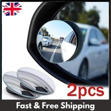 2x Blind Spot Mirror Rear Side View Towing Car Van Motorcycle Adjust Wide Angle