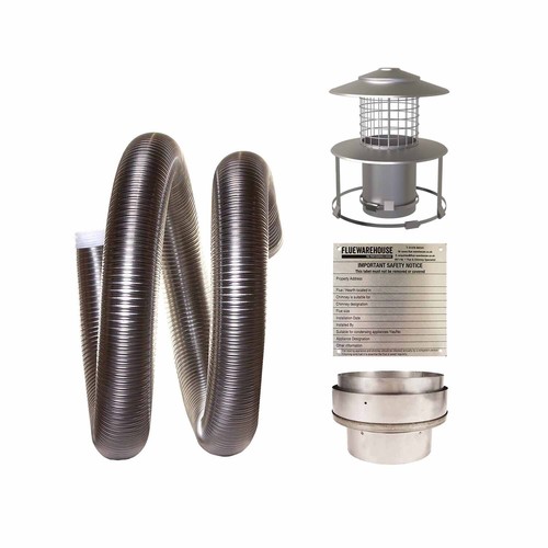 Chimney flexible flue - flexible, liner