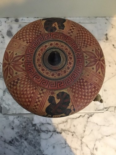 Vintage terracotta greek urn - vintage,