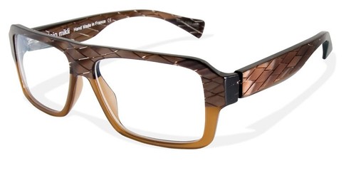 Brown eyeglasses alain mikli - eyeglasses,