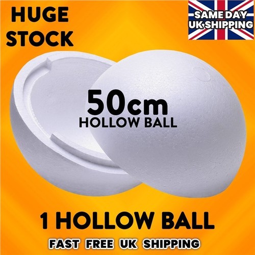 Polystyrene ball hollow - in,