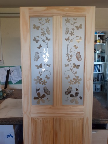 Etched glass - (,