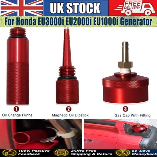 Extended run gas cap dipstick - run,