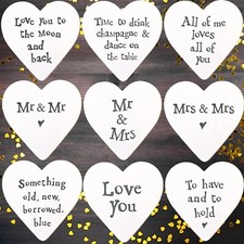 Mini Wooden Wedding Plaques