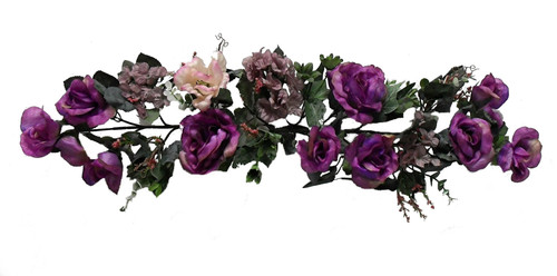 28in rose hydrangea purple - rose,