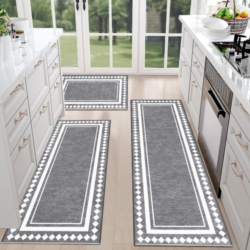 Hebe farmhouse kitchen rugs - kitchen,
