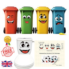 4Pcs Cartoon Face Stickers